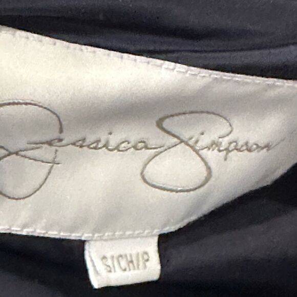 Jessica Simpson Navy Quilted Jacket - Picture 4 of 5